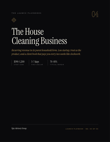 House Cleaning field guide