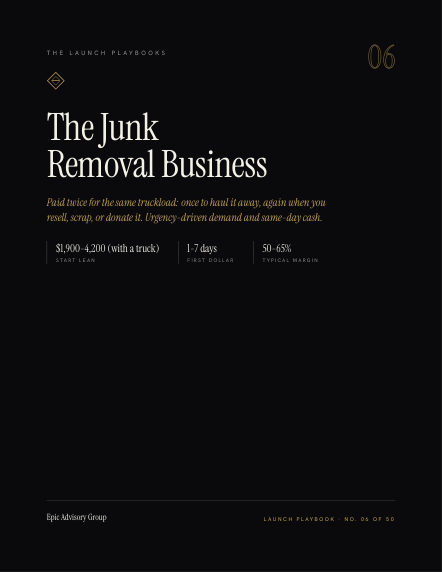 Junk Removal field guide