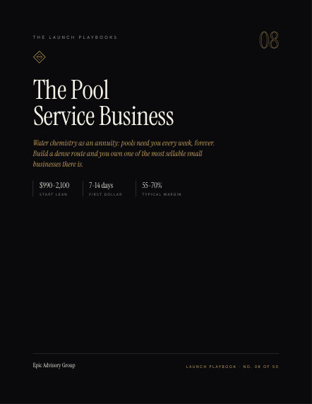 Pool Service field guide