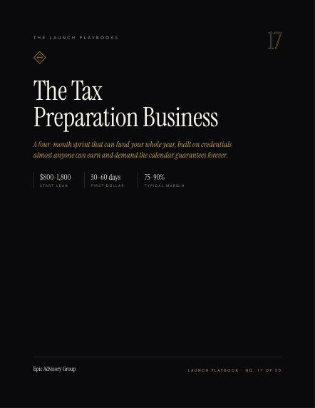 Tax Preparation field guide