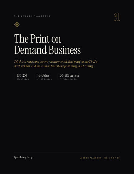 Print on Demand field guide